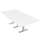 Skutchi Designs 45 in W, 96 in L, 29 in H, Engineered Wood Top, White HAR-REC-48x95-T-XD09 - alternate 1
